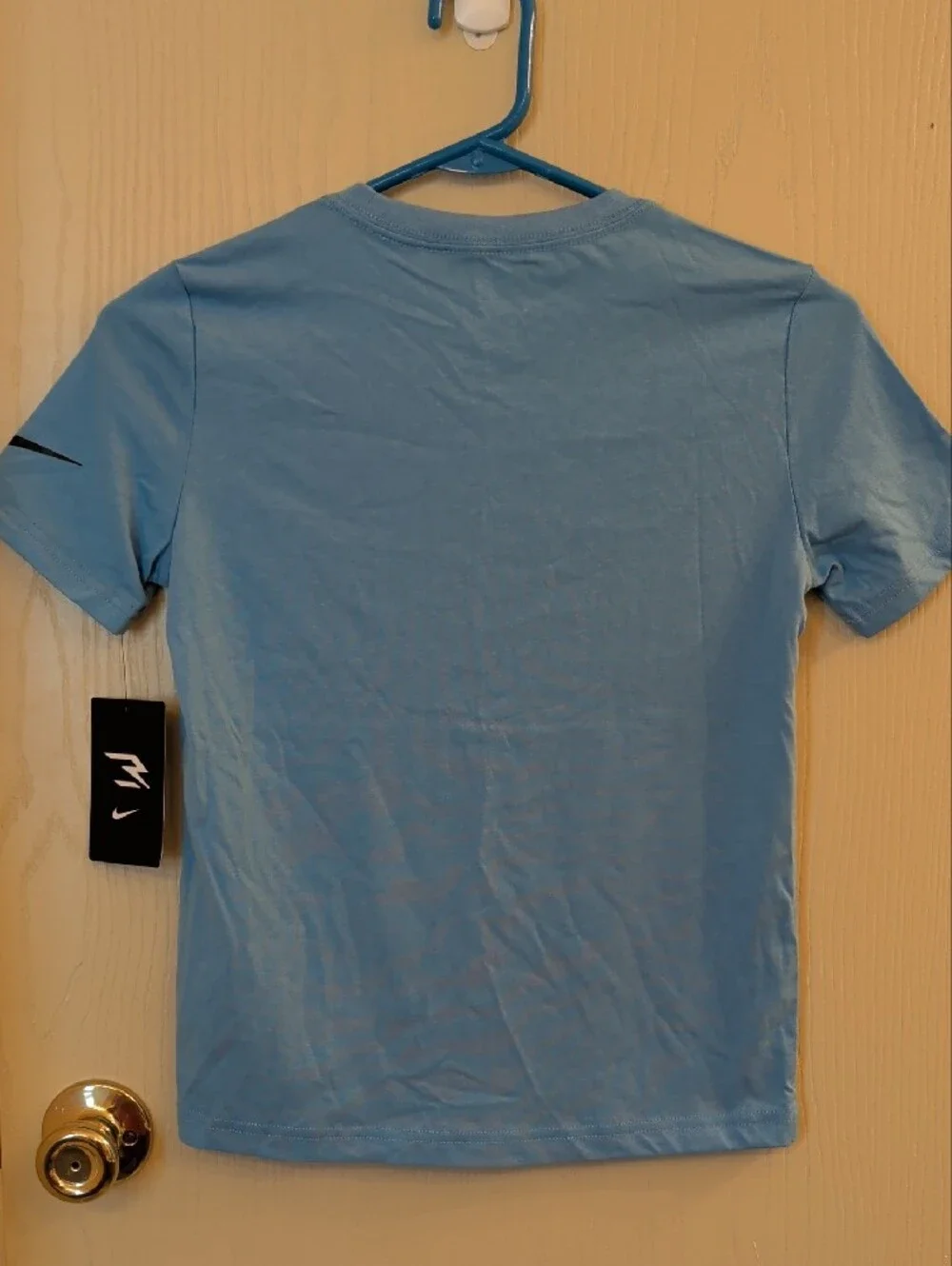 Boys Nike University Blue Graphic Logo Size S (8–10) | Short Sleeve